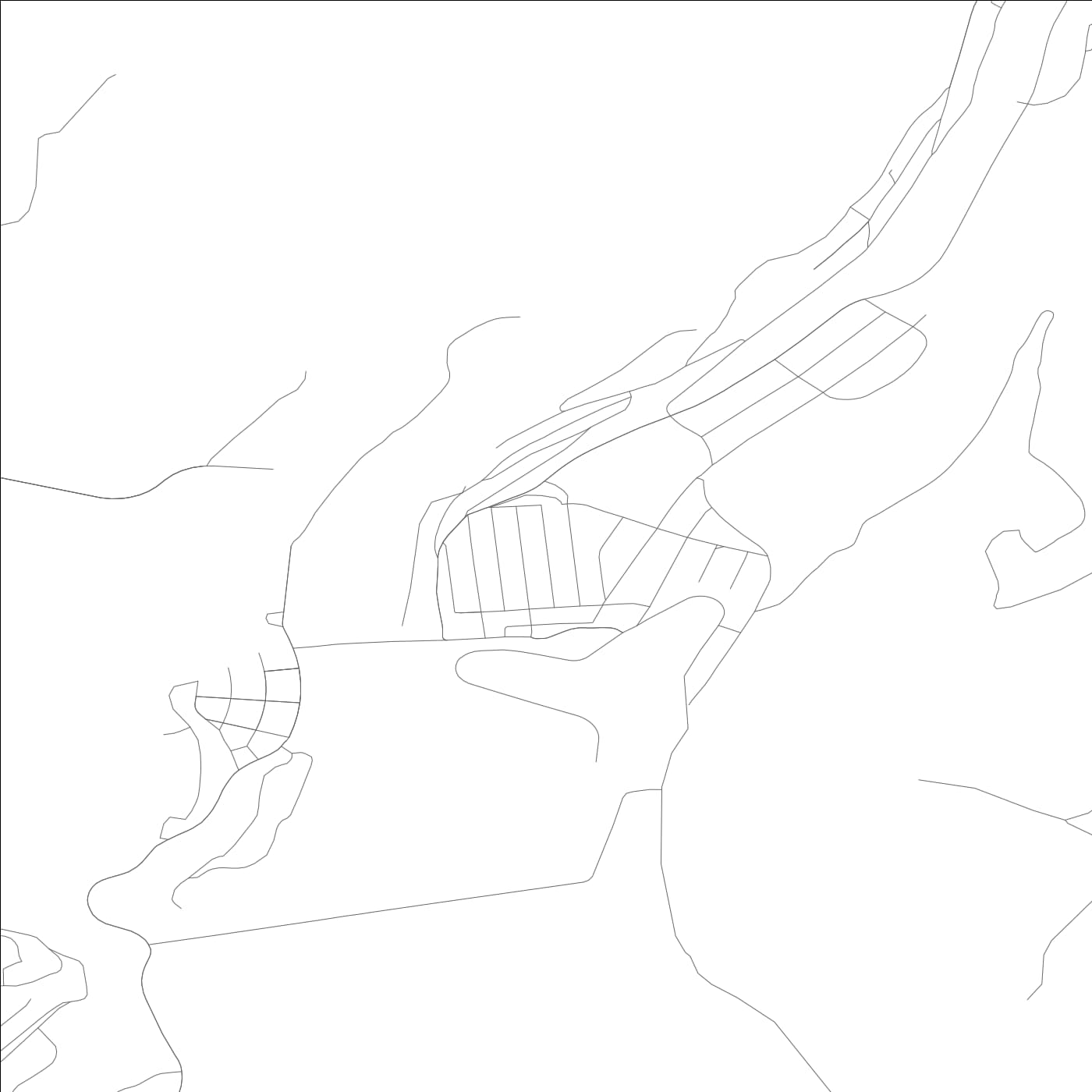 ROAD MAP OF COULEE DAM, WASHINGTON BY MAPBAKES