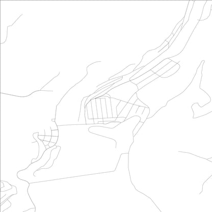 ROAD MAP OF COULEE DAM, WASHINGTON BY MAPBAKES