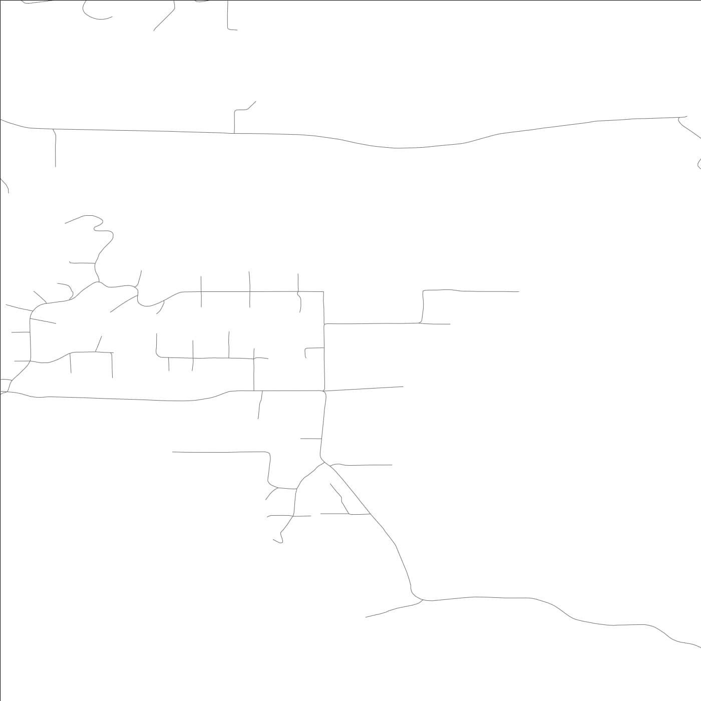 ROAD MAP OF CROCKER, WASHINGTON BY MAPBAKES