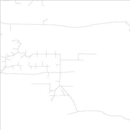 ROAD MAP OF CROCKER, WASHINGTON BY MAPBAKES