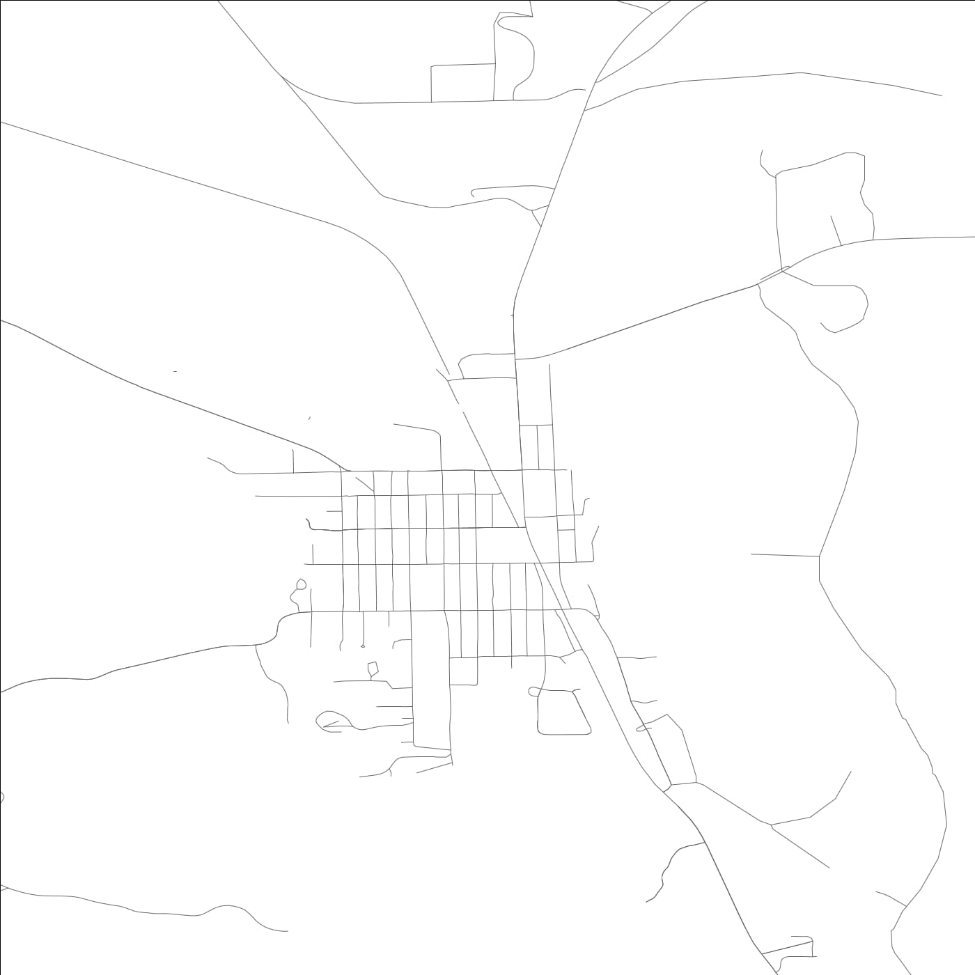 ROAD MAP OF DARRINGTON, WASHINGTON BY MAPBAKES