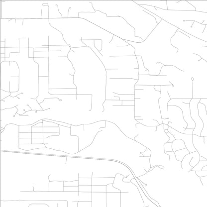 ROAD MAP OF EAST RENTON HIGHLANDS, WASHINGTON BY MAPBAKES