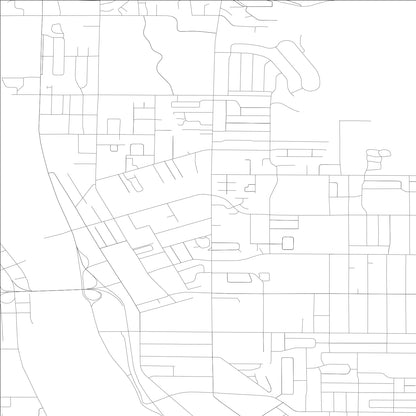 ROAD MAP OF EAST WENATCHEE, WASHINGTON BY MAPBAKES