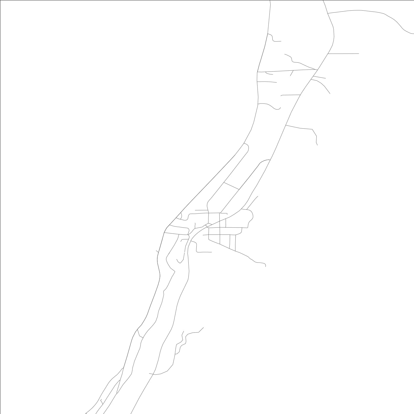 ROAD MAP OF ELMER CITY, WASHINGTON BY MAPBAKES