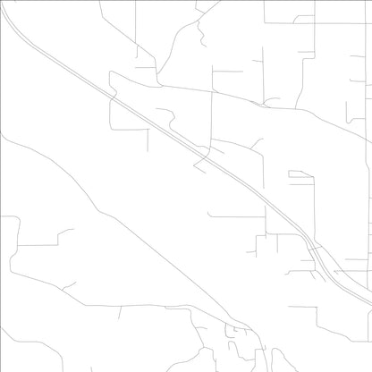 ROAD MAP OF ESCHBACH, WASHINGTON BY MAPBAKES