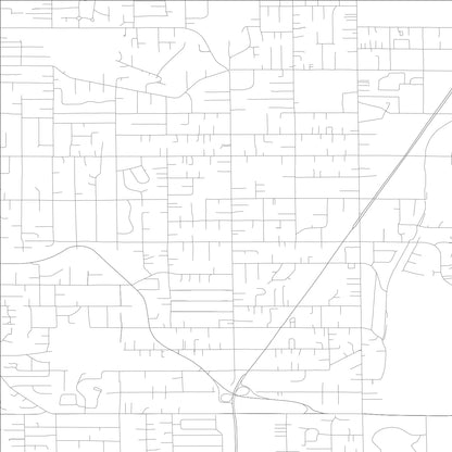 ROAD MAP OF ESPERANCE, WASHINGTON BY MAPBAKES