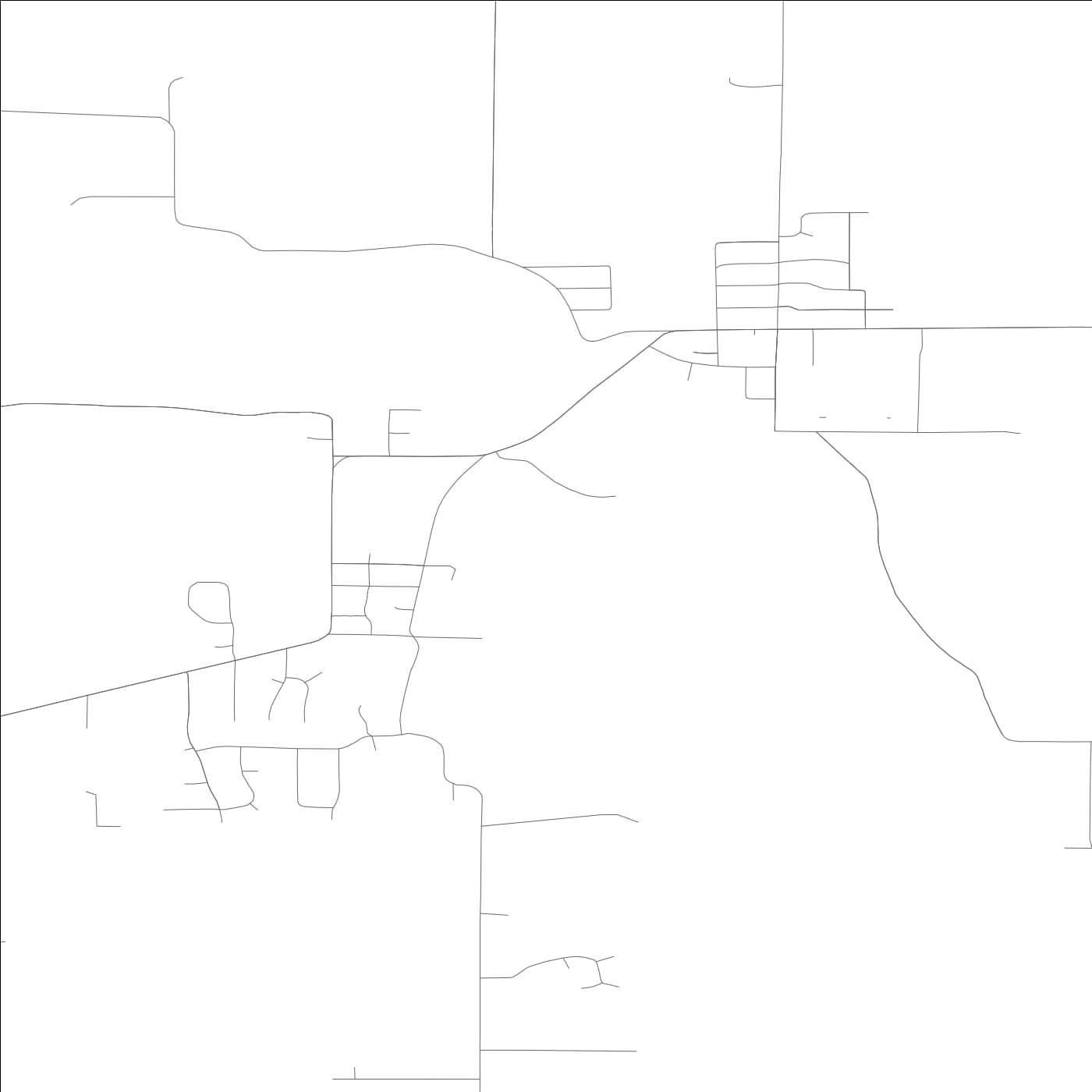 ROAD MAP OF EVERSON, WASHINGTON BY MAPBAKES