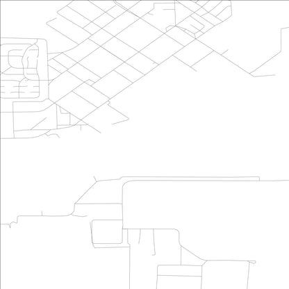 ROAD MAP OF FAIRCHILD AFB, WASHINGTON BY MAPBAKES