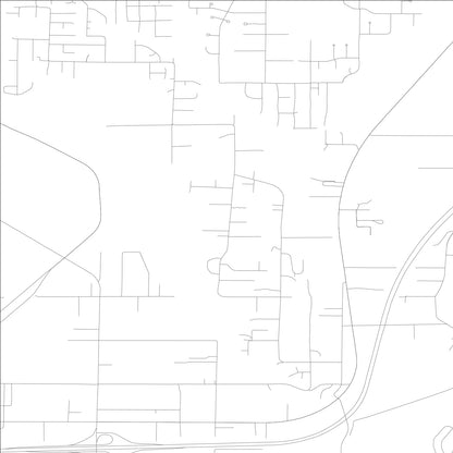 ROAD MAP OF FIFE HEIGHTS, WASHINGTON BY MAPBAKES