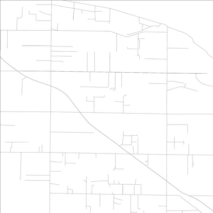 ROAD MAP OF FINLEY, WASHINGTON BY MAPBAKES