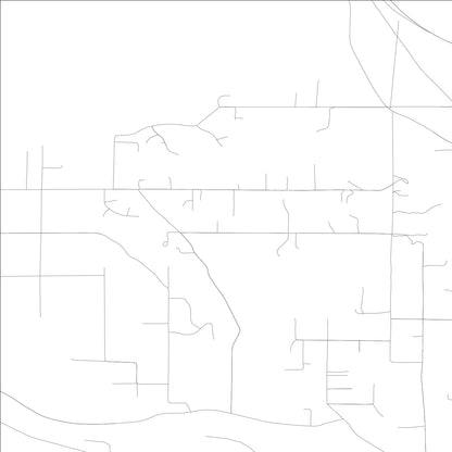 ROAD MAP OF FOBES HILL, WASHINGTON BY MAPBAKES