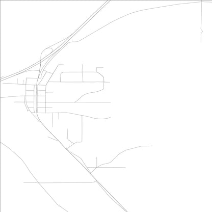 ROAD MAP OF FOUR LAKES, WASHINGTON BY MAPBAKES