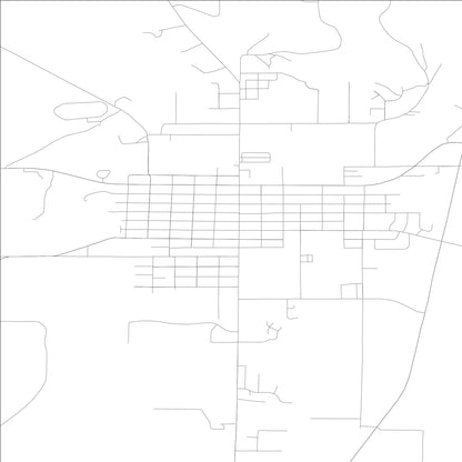 ROAD MAP OF GOLDENDALE, WASHINGTON BY MAPBAKES