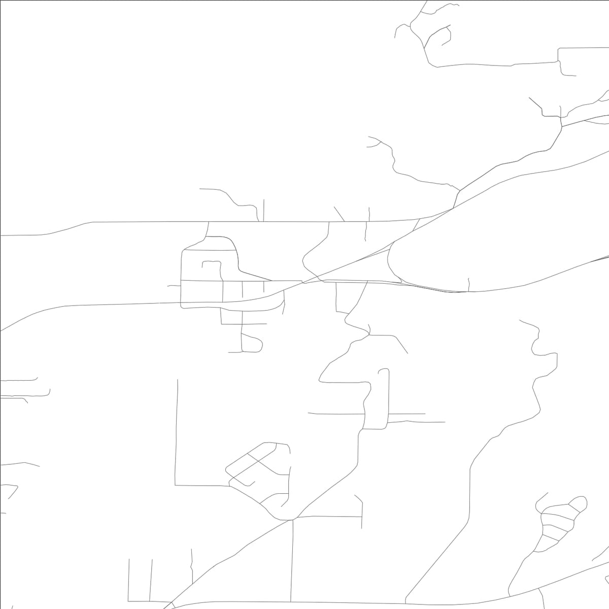 ROAD MAP OF GORST, WASHINGTON BY MAPBAKES
