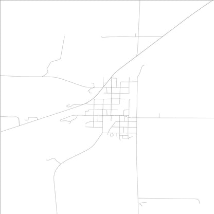 ROAD MAP OF HARRINGTON, WASHINGTON BY MAPBAKES