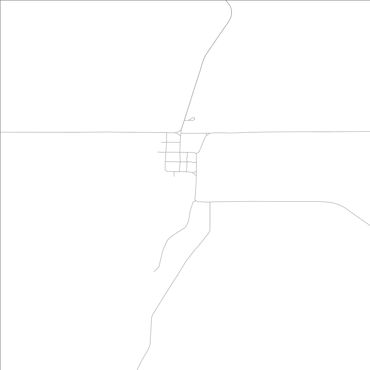 ROAD MAP OF HATTON, WASHINGTON BY MAPBAKES