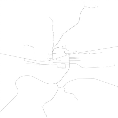 ROAD MAP OF KAHLOTUS, WASHINGTON BY MAPBAKES