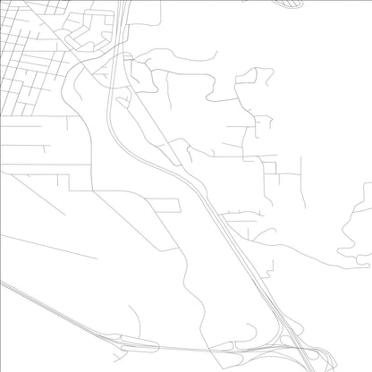 ROAD MAP OF KELSO, WASHINGTON BY MAPBAKES