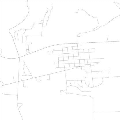 ROAD MAP OF KETTLE FALLS, WASHINGTON BY MAPBAKES