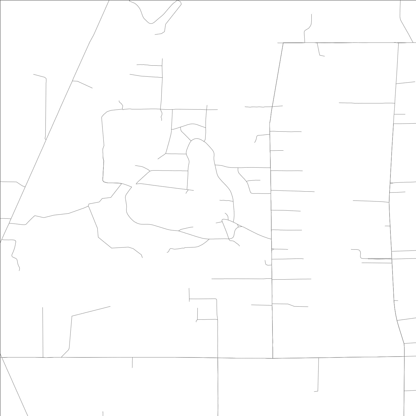 ROAD MAP OF LAKE KETCHUM, WASHINGTON BY MAPBAKES