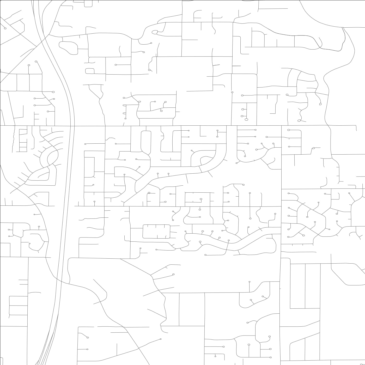 ROAD MAP OF LAKELAND NORTH, WASHINGTON BY MAPBAKES