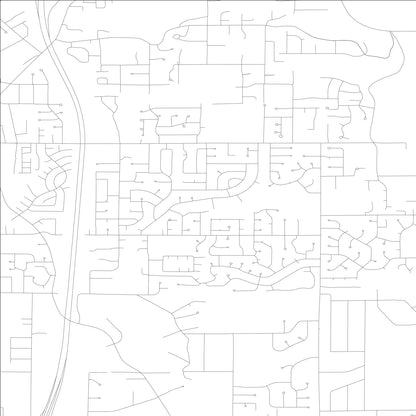 ROAD MAP OF LAKELAND NORTH, WASHINGTON BY MAPBAKES