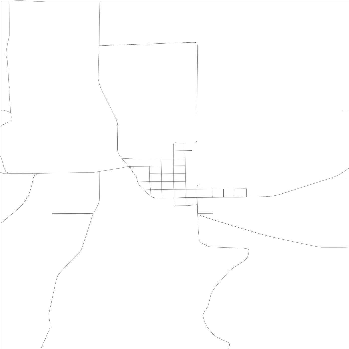 ROAD MAP OF LATAH, WASHINGTON BY MAPBAKES