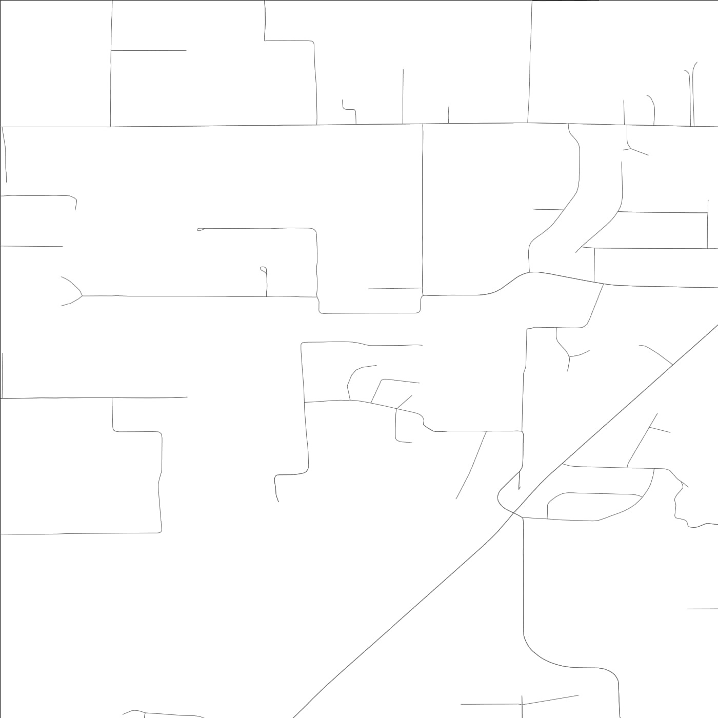 ROAD MAP OF LOCHSLOY, WASHINGTON BY MAPBAKES