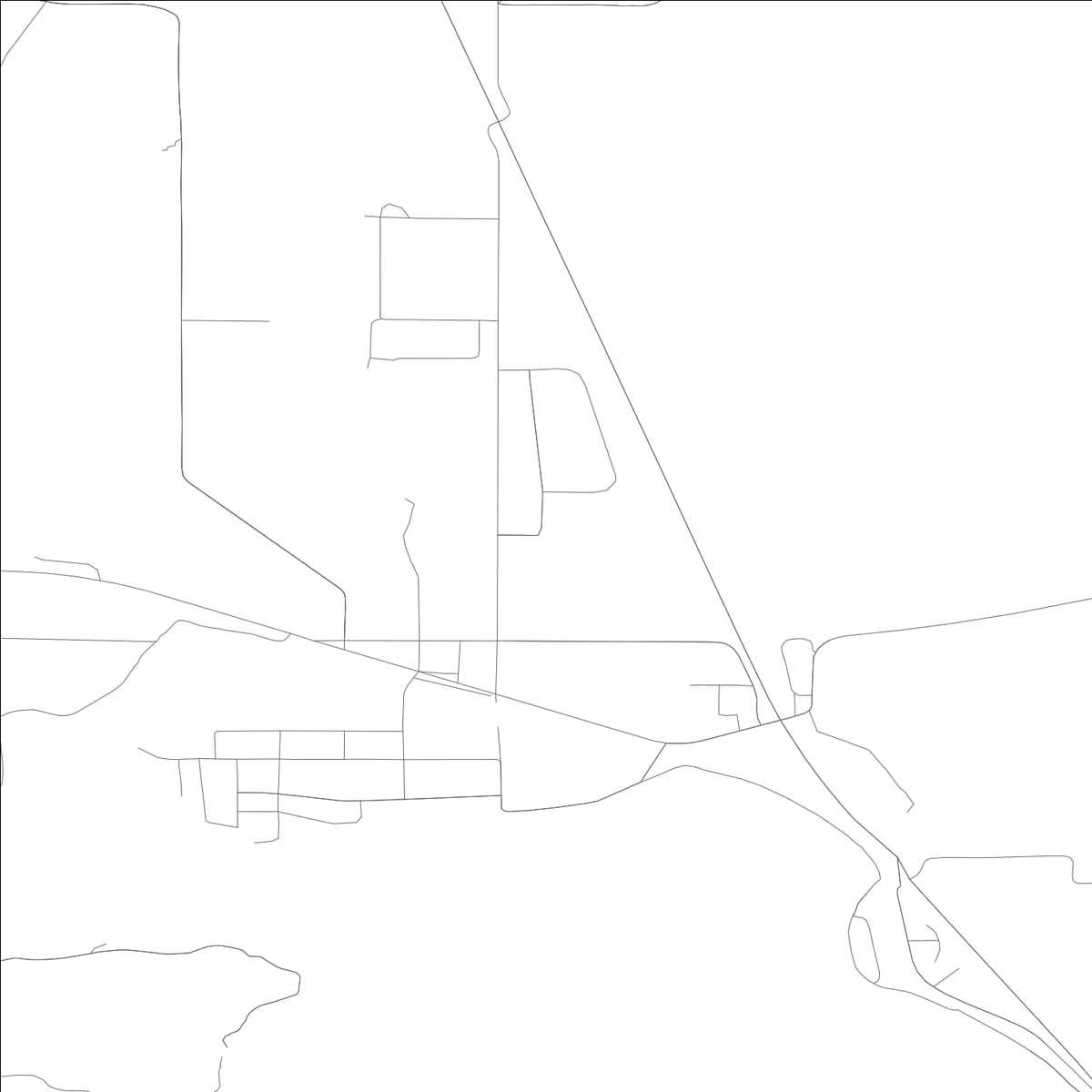 ROAD MAP OF LOON LAKE, WASHINGTON BY MAPBAKES