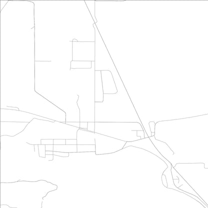 ROAD MAP OF LOON LAKE, WASHINGTON BY MAPBAKES