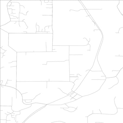 ROAD MAP OF MACHIAS, WASHINGTON BY MAPBAKES
