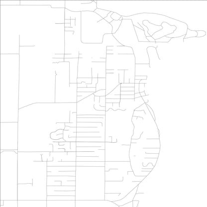 ROAD MAP OF MANCHESTER, WASHINGTON BY MAPBAKES