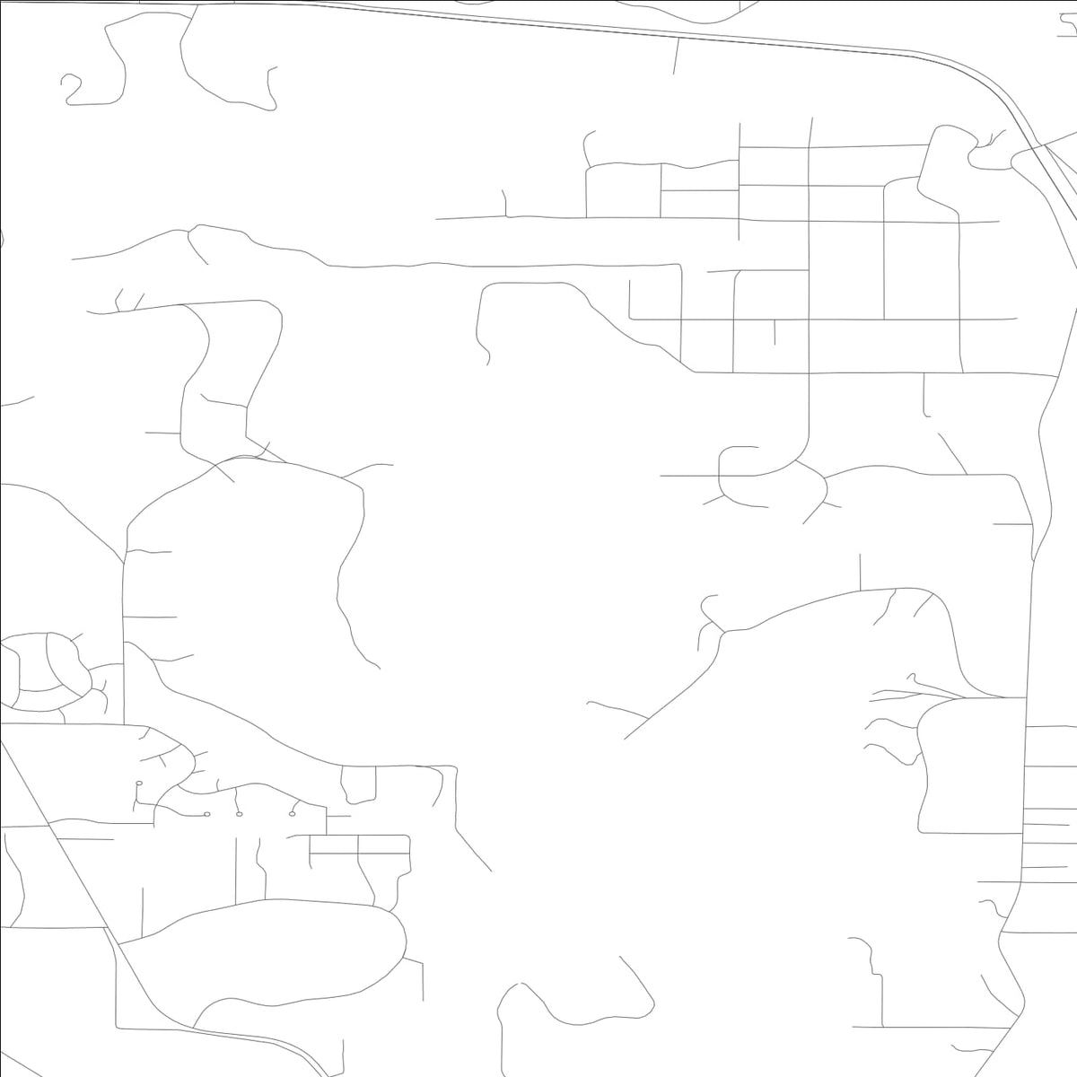 ROAD MAP OF MAPLE HEIGHTS-LAKE DESIRE, WASHINGTON BY MAPBAKES