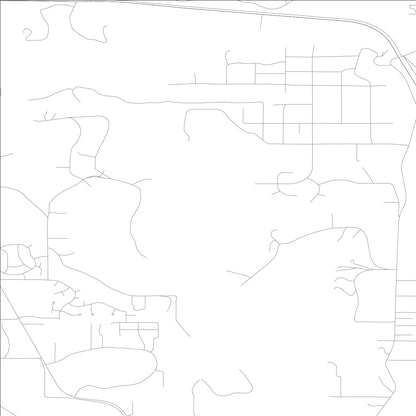 ROAD MAP OF MAPLE HEIGHTS-LAKE DESIRE, WASHINGTON BY MAPBAKES