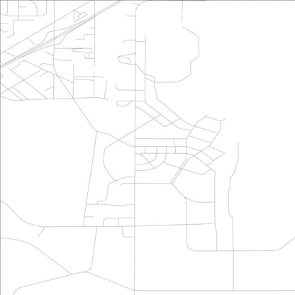 ROAD MAP OF MCCHORD AFB, WASHINGTON BY MAPBAKES