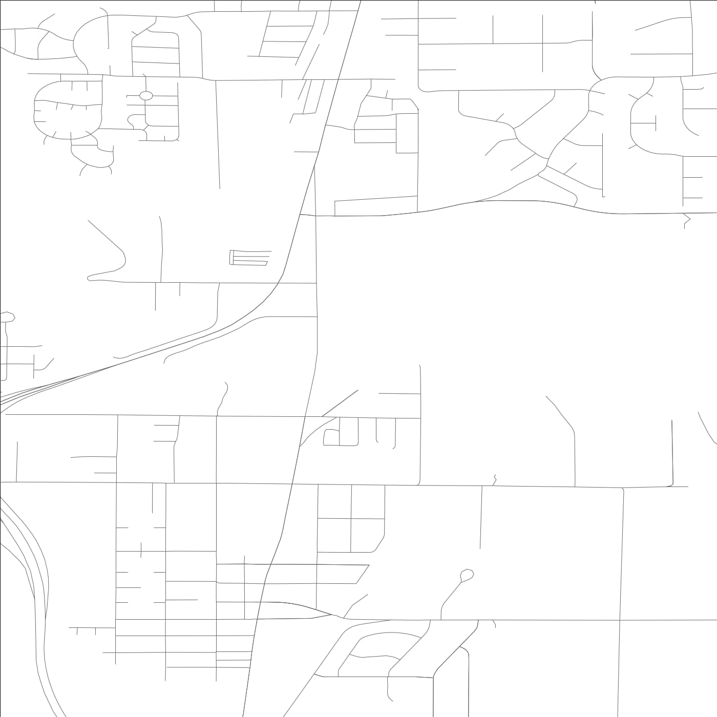 ROAD MAP OF MEAD, WASHINGTON BY MAPBAKES