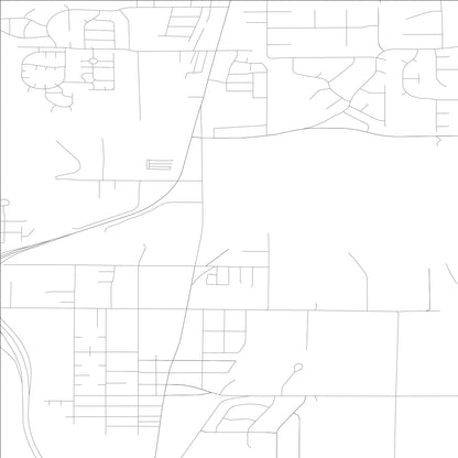 ROAD MAP OF MEAD, WASHINGTON BY MAPBAKES