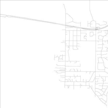 ROAD MAP OF MEDINA, WASHINGTON BY MAPBAKES