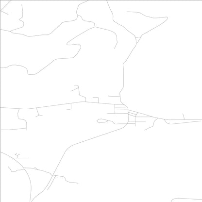 ROAD MAP OF MINERAL, WASHINGTON BY MAPBAKES