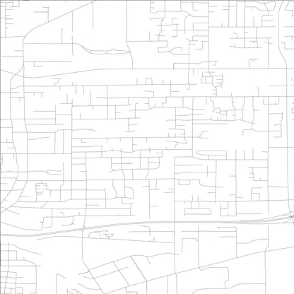 ROAD MAP OF MINNEHAHA, WASHINGTON BY MAPBAKES