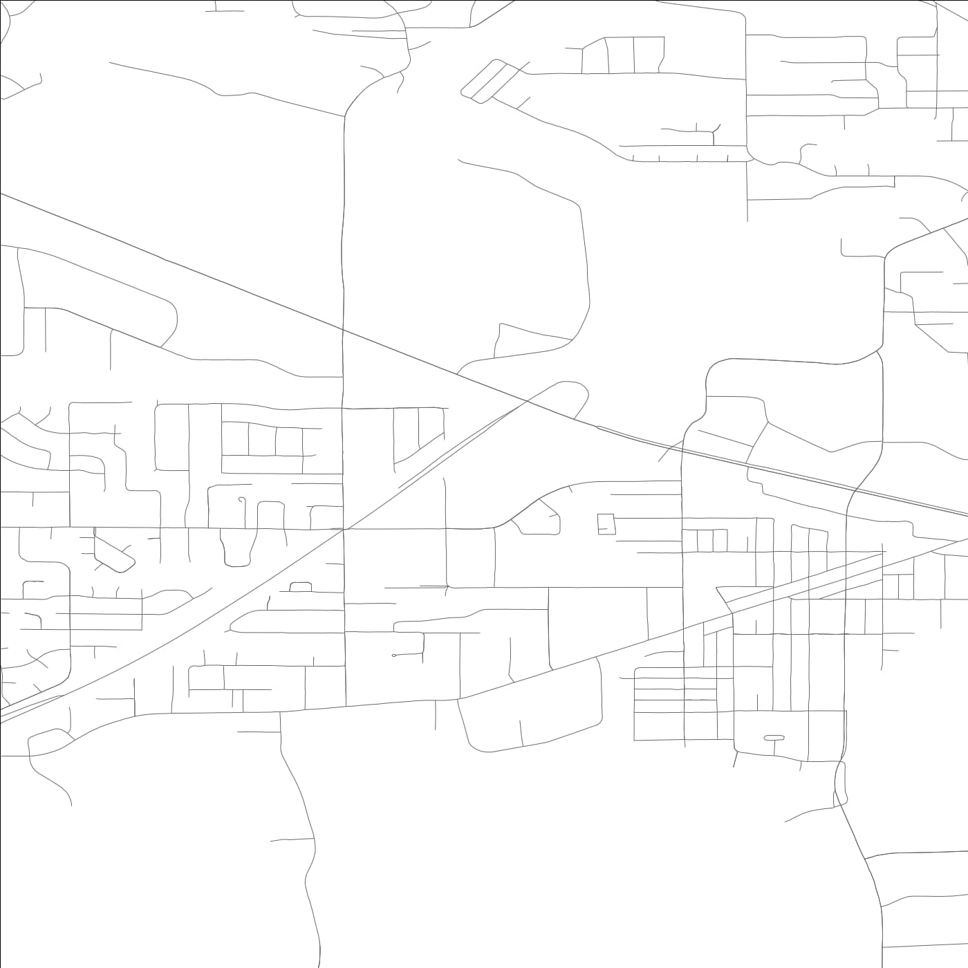 ROAD MAP OF MONROE, WASHINGTON BY MAPBAKES