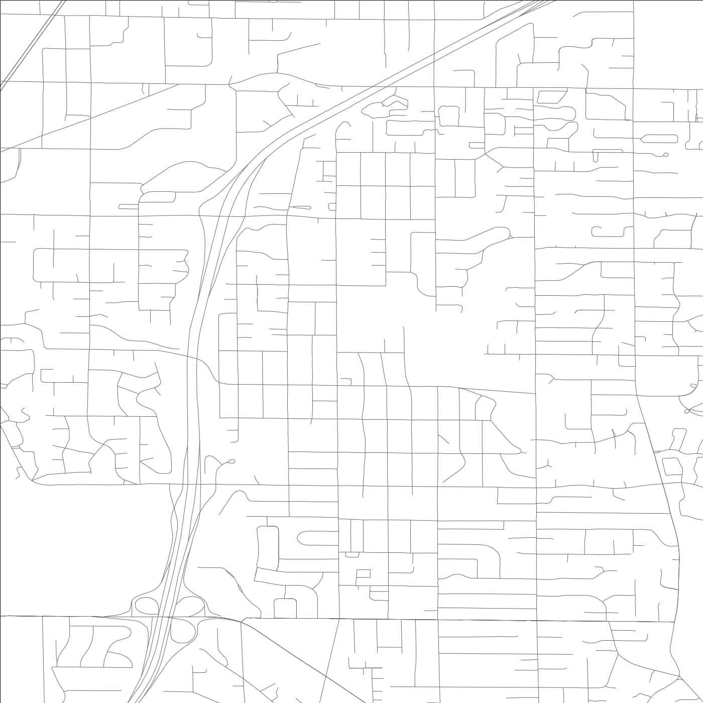 ROAD MAP OF MOUNTLAKE TERRACE, WASHINGTON BY MAPBAKES