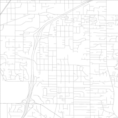 ROAD MAP OF MOUNTLAKE TERRACE, WASHINGTON BY MAPBAKES