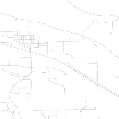 ROAD MAP OF NACHES, WASHINGTON BY MAPBAKES