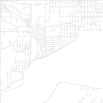 ROAD MAP OF NAVY YARD CITY, WASHINGTON BY MAPBAKES