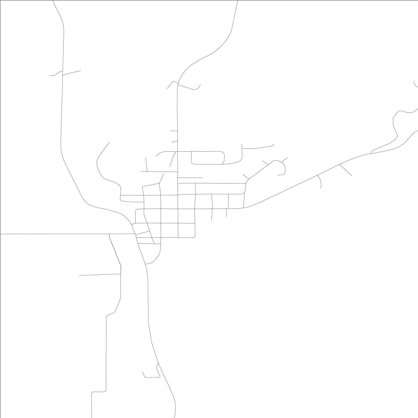 ROAD MAP OF NESPELEM, WASHINGTON BY MAPBAKES