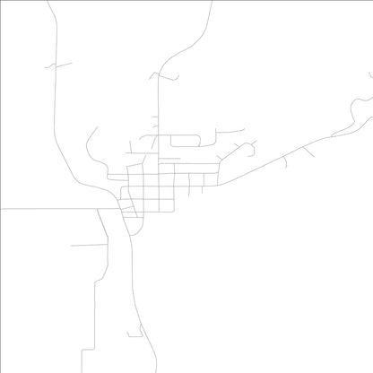 ROAD MAP OF NESPELEM, WASHINGTON BY MAPBAKES