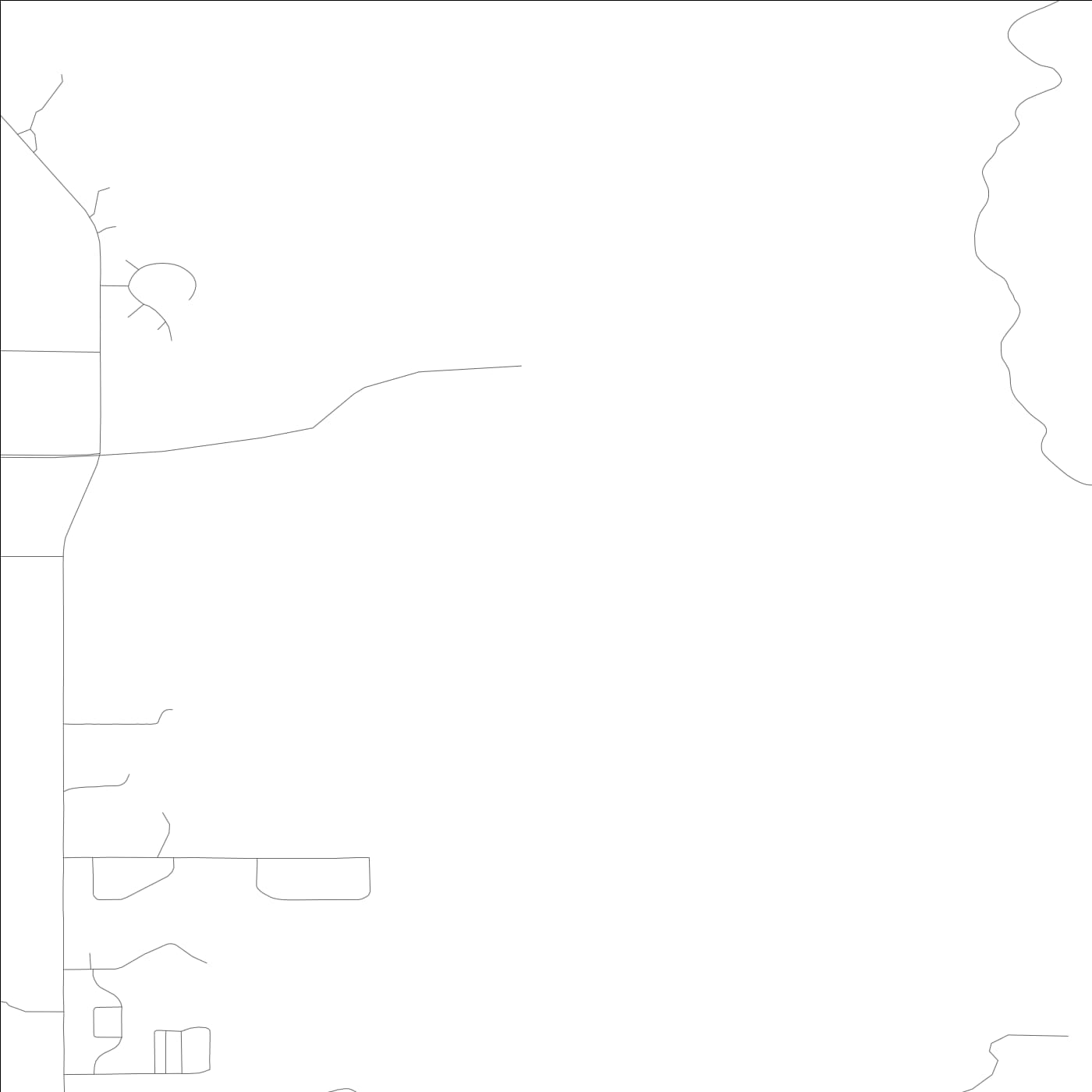 ROAD MAP OF NORTH OMAK, WASHINGTON BY MAPBAKES