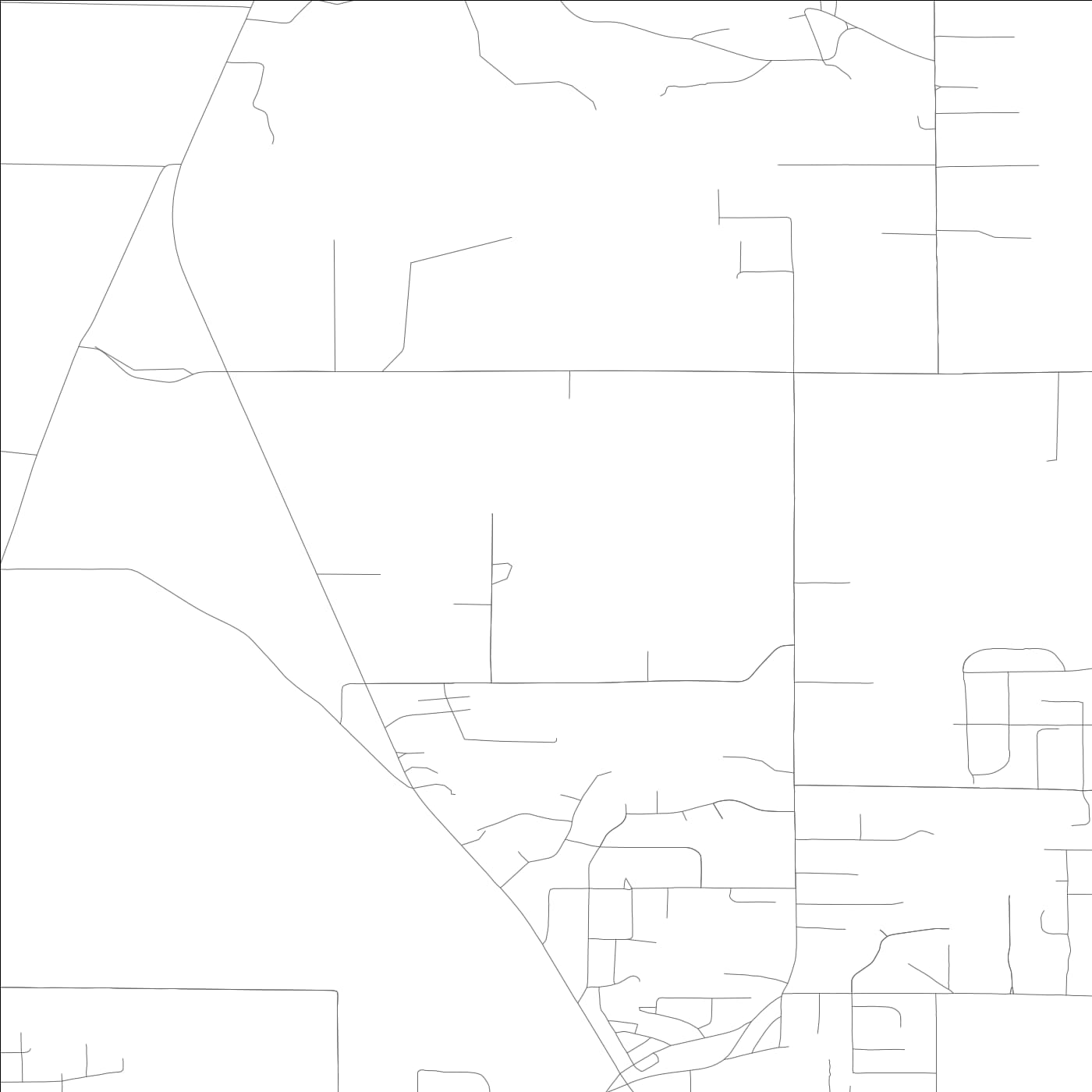 ROAD MAP OF NORTHWEST STANWOOD, WASHINGTON BY MAPBAKES