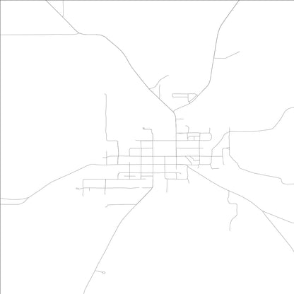 ROAD MAP OF OAKESDALE, WASHINGTON BY MAPBAKES